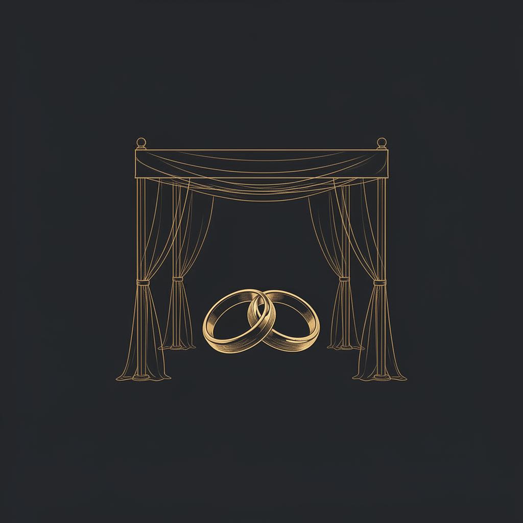 Illustration — Mariage & Houppa